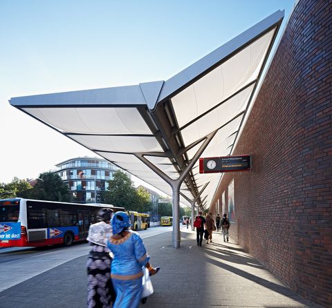 Bus station Hamburg-Barmbek