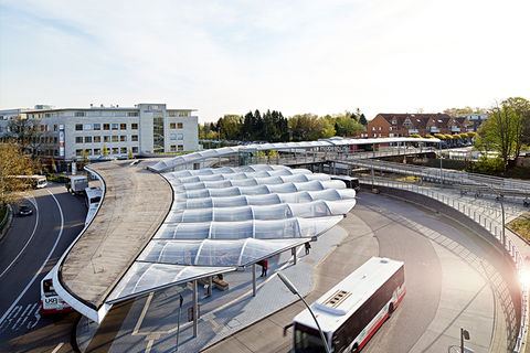 Fußgängerbrücke, Hamburg-Poppenbüttel