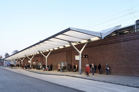 Bus station Hamburg-Barmbek