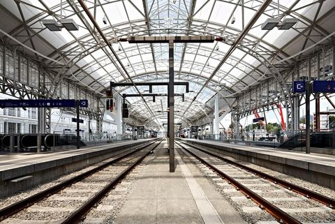 Main station Salzburg, Austria