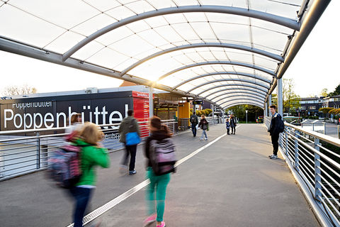 Footbridge, Hamburg-Poppenbüttel