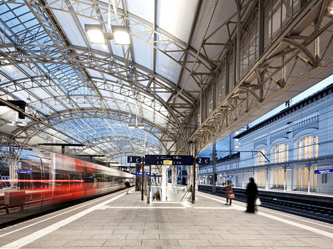 Hauptbahnhof Salzburg, Österreich