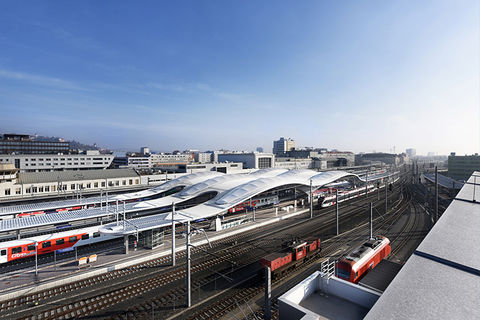 Hauptbahnhof Graz, Österreich