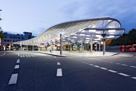 Bus station Hamburg-Poppenbüttel