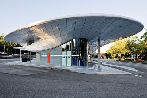 Bus station Hamburg-Poppenbüttel