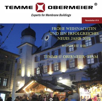 Newsletter Weihnachtsgrüße Titelseite zum aktuellen Newsletter mit Weihnachtsgrüßen